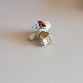 1 utas mosógép mágnesszelep 12mm 90° 220V