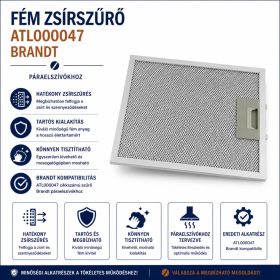 FÉM ZSIRSZŰRŐ ATL000047 BRANDT