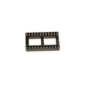 DIL24 IC-FOGLALAT STANDARD RM:2,54MM