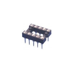 DIL10 PRECÍZIÓS IC FOGLALAT RM:2,54MM